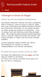 Mobile Screenshot of kanzlei-grebe.de